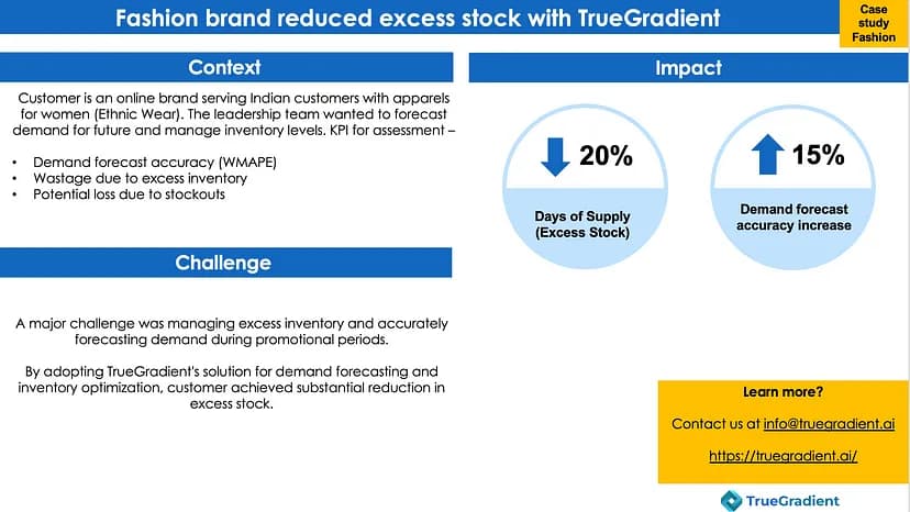 Reduce working capital and optimize inventory levels using technology